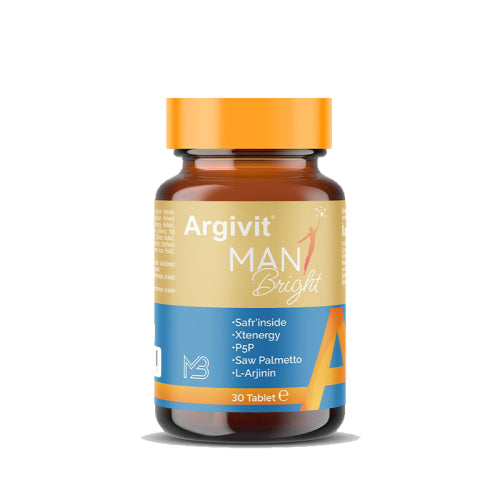 Argivit Man Bright Takviye Edici Gıda 30 Tablet