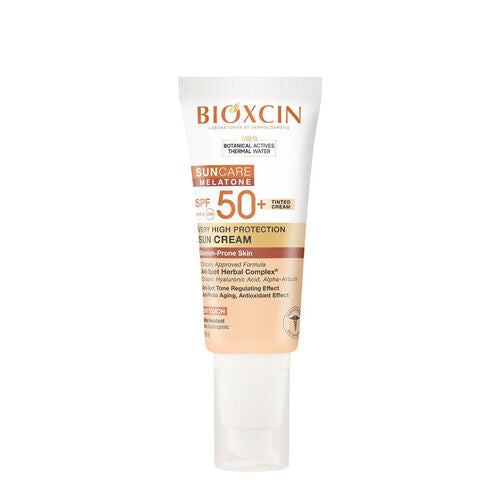 Bioxcin Sun Care Lekeli Ciltler için Güneş Kremi SPF 50+ 50 ml - Renkli