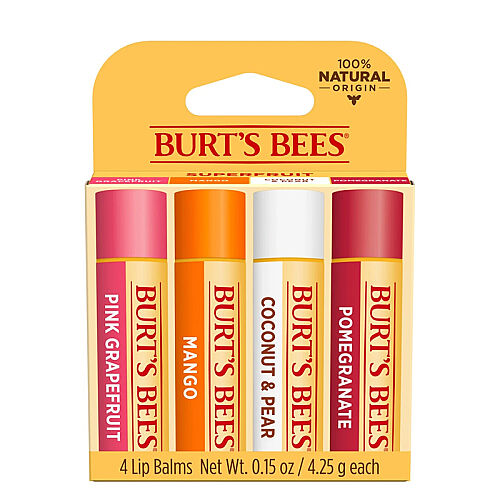 Burts Bees 4 Lip Balms 4.25 gr
