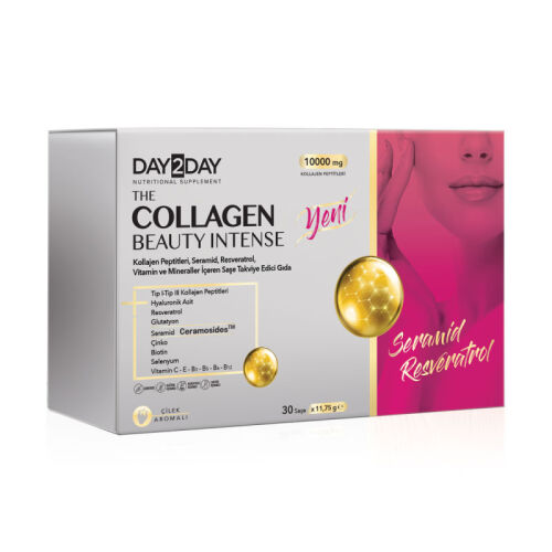 Day2Day The Collagen Beauty Intense 30 Saşe x 12 gr (Çilek Aromalı)