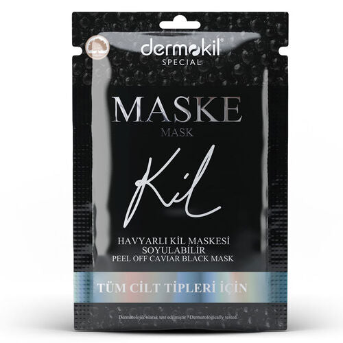 Dermokil Special Soyulabilir Havyarlı Siyah Kil Maskesi 15 ml