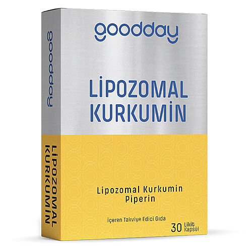Goodday Lipozomal Kurkumin Takviye Edici Gıda 30 Kapsül