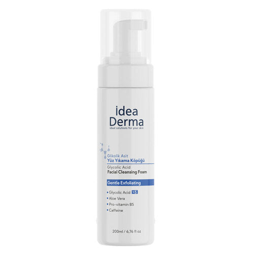 İdea Derma Glikolik Asit Yüz Yıkama Köpüğü 200 ml