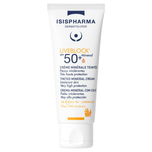 Isis Pharma Uveblock SPF 50+ Mineral Cream 40 ml - Renkli