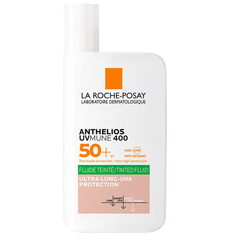 La Roche Posay Anthelios UVmune400 Oil Control Fluide SPF50+ Karma ve Yağlı İçin Renkli Yüz Güneş Kremi SPF50+ 50 ml