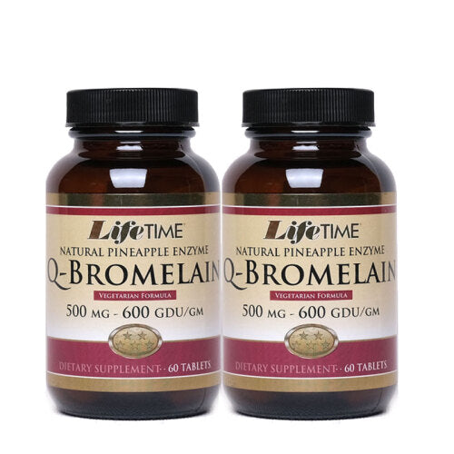 Lifetime Q-Bromelain 2 x 60 Tablets