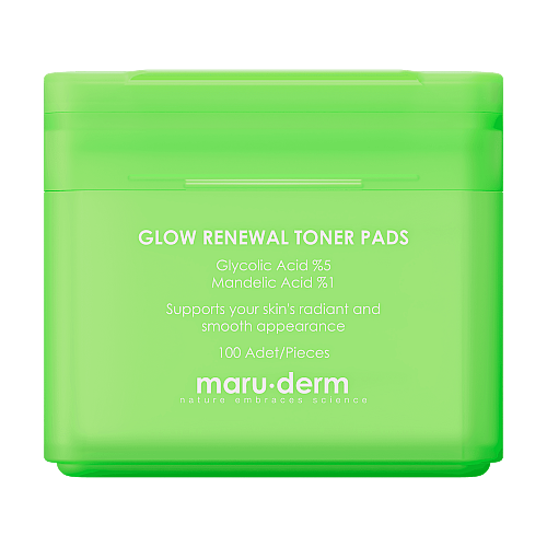 Maruderm Glow Renewal Toner Pads 100 Adet