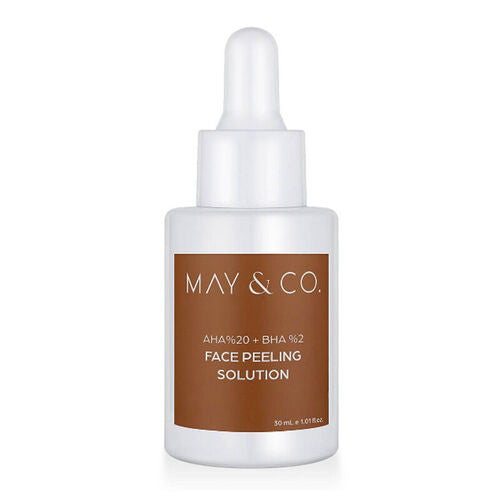 May Co AHA %20+ BHA %2 Yüz Peeling Solüsyonu 30 ml
