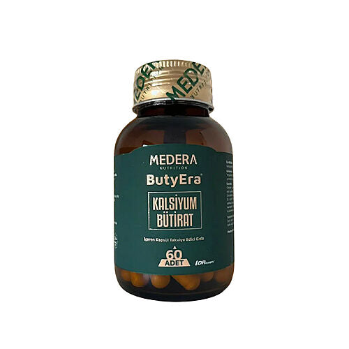 Medera Nutrition ButyEra Kalsiyum Bütirat Takviye Edici Gıda 60 Kapsül
