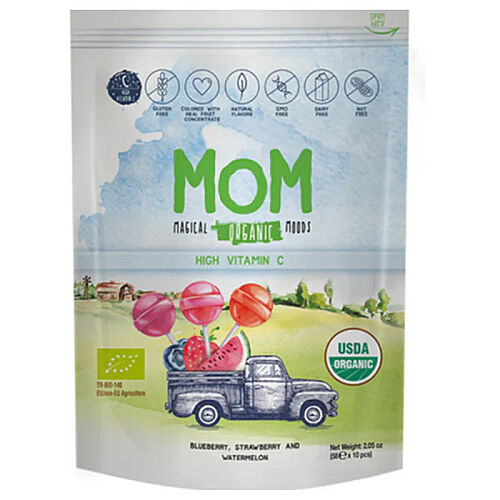 Mom Magical Organic Moods C Vitamin Lollipop 10 adet