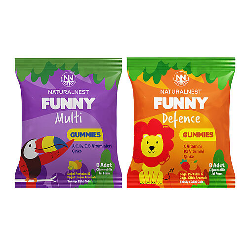 NaturalNest Funny Gummies Set