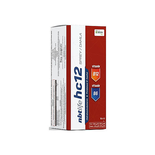 Nbt Life hc12 Takviye Edici Gıda 10 ml
