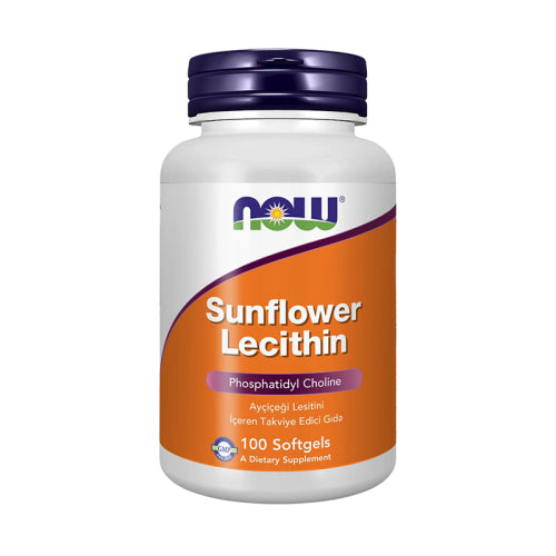 Now Sunflower Lecithin Ayçiçeği Lesitini İçeren Takviye Edici Gıda 100 Kapsül
