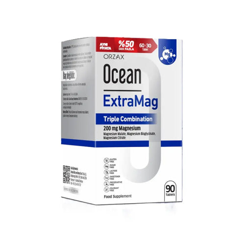 Orzax Ocean Extramag Üçlü Kombinasyon 90 Tablet