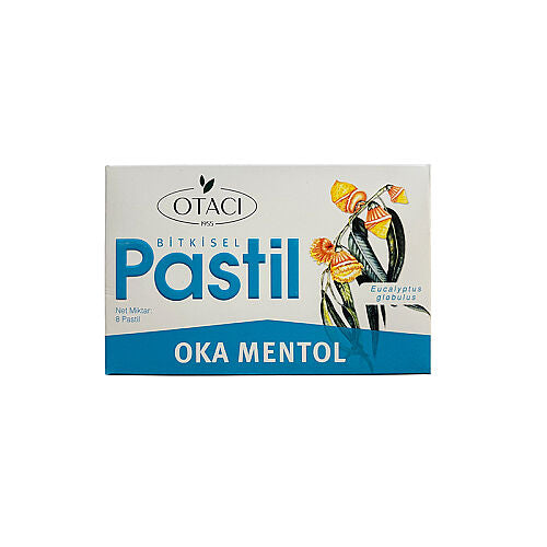 Otacı Bitkisel Pastil Oka Mentol Takviye Edici Gıda 8 Pastil
