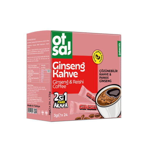 Otsa 2si 1 Arada Ginseng - Reishi Kahve Stick 24 Adet