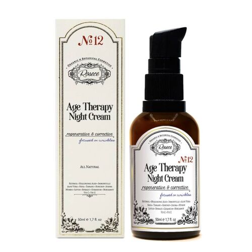 Rosece R15 Age Therapy Retinoid Gece Kremi | Pürüzsüz Görünüm Destekleyici 50 ml