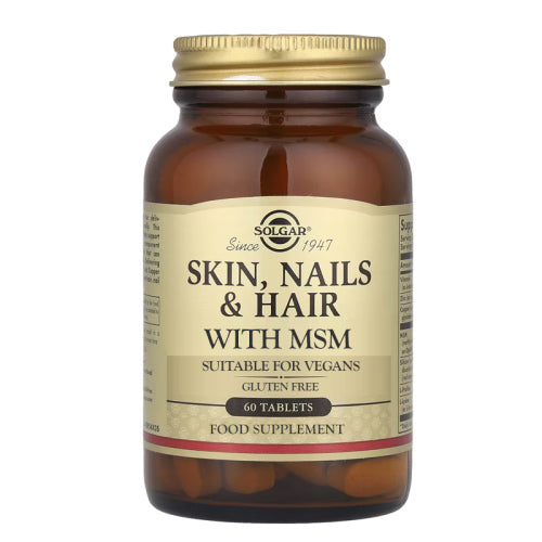 Solgar Formula Skin, Nails Hair With Msm Takviye Edici Gıda 60 Tablet