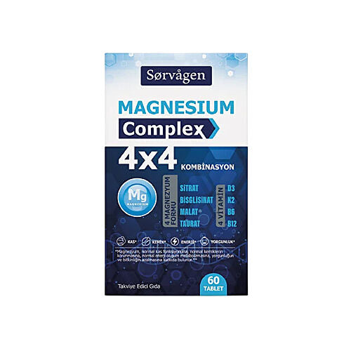 Sorvagen Magnesium Complex 4x4 Combination 60 Tablet