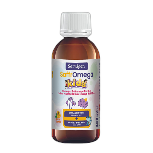 Sorvagen SaffrOmega Kids Sıvı Takviye Edici Gıda 150 ml