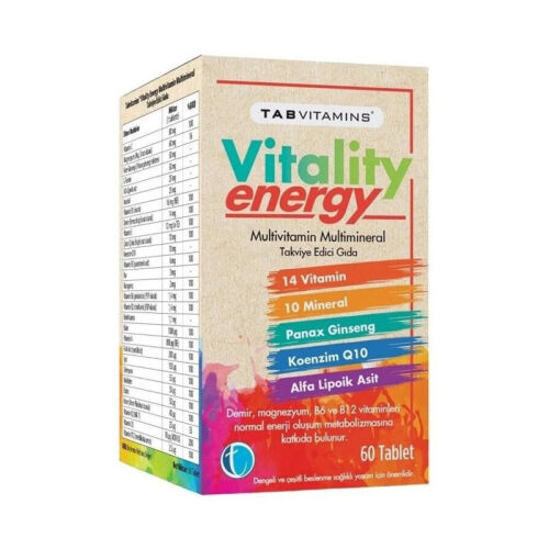 Tab Vitamins Vitality Energy Multivitamin 60 Tablet