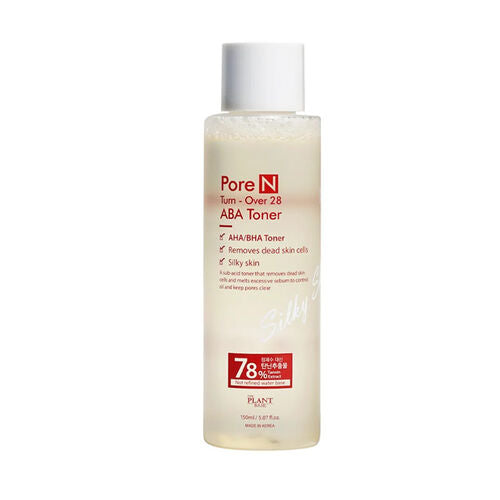 The Plant Base Pore N Turn-Over 28 ABA Toner 150 ml
