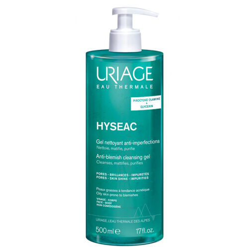 Uriage Hyseac Düzensizliğe Eğilimli Ciltler İçin Temizleme Jeli 500 ml
