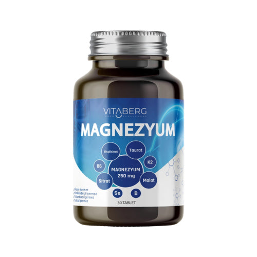 Vitaberg Magnezyum 30 Tablet Takviye Edici Gıda