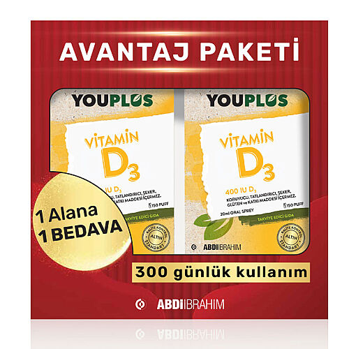 Youplus Vitamin D3 Oral Sprey 20 ml
