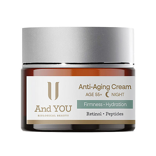 And You Yaşlanma Karşıtı Gece Kremi 50 ml – 55+ Yaş Yoğun Bakım