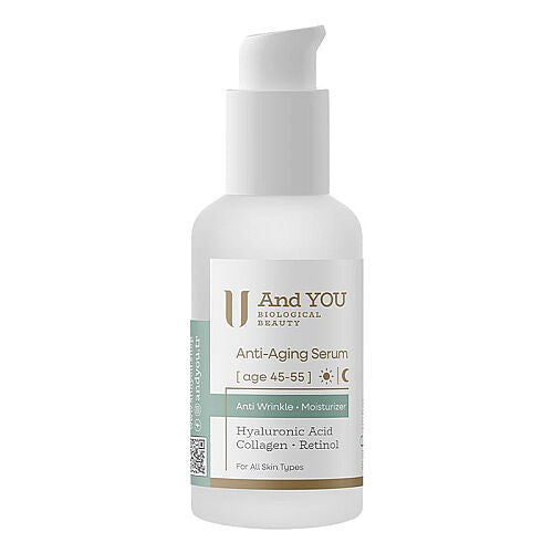 And You Yaşlanma Karşıtı Serum 30 ml - 45-55 Yaş Gece ve Gündüz Bakım
