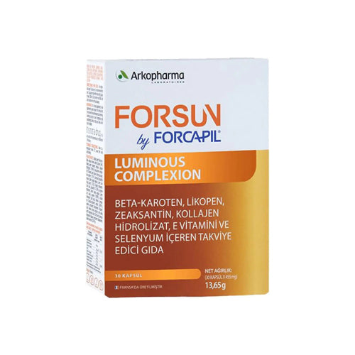 Arkopharma Forsun Radiance Boost Takviye Edici Gıda 30 Kapsül
