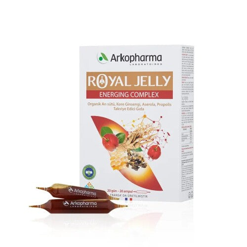 Arkopharma Royal Jelly Energing Complex Takviye Edici Gıda 20 Ampul