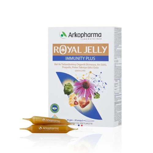 Arkopharma Royal Jelly Immunity Plus Takviye Edici Gıda 20 Ampul