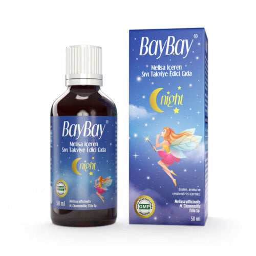 BAYBAY Damla Night Melisa İçeren Takviye Edici Gıda 50 ml