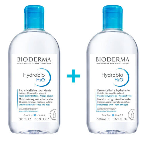 Bioderma Hydrabio H2O 2x500ml