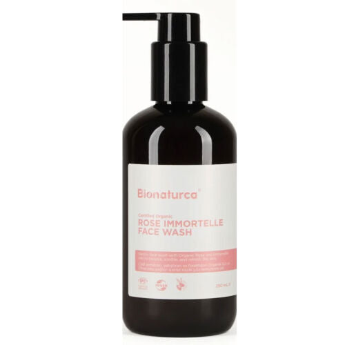Bionaturca Organik Sertifikalı Gül ve Ölmezçiçek Canlandırıcı Yüz Temizleme Jeli 250 ml