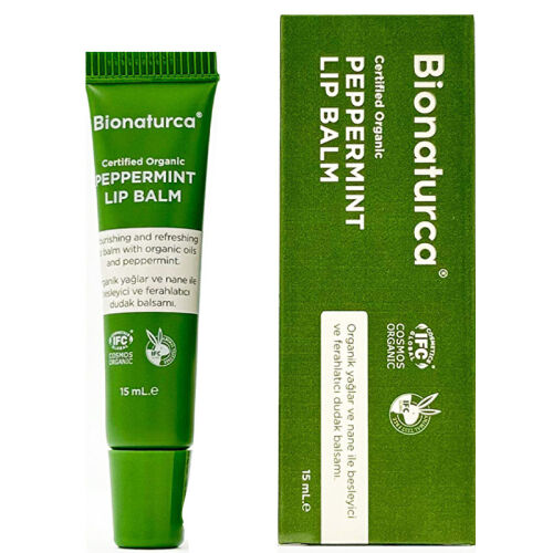 Bionaturca Organik Sertifikalı Nane Özlü Dudak Balmı 15 ml