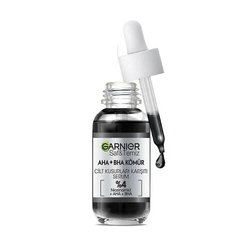 Garnier AHA+BHA Kömür Cilt Kusurları Karşıtı Serum 30 ml