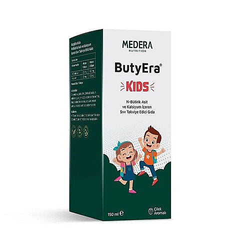 Medera Nutrition ButyEra Kids N-Bütirik Asit ve Kalsiyum İçeren Sıvı Takviye Edici Gıda 150 ml