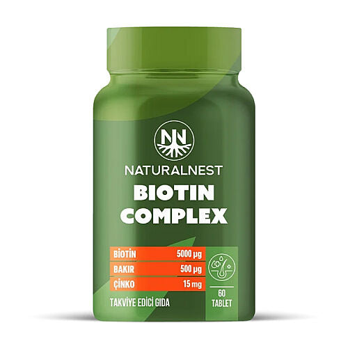 Naturalnest Biotin Complex Takviye Edici Gıda 60 Tablet