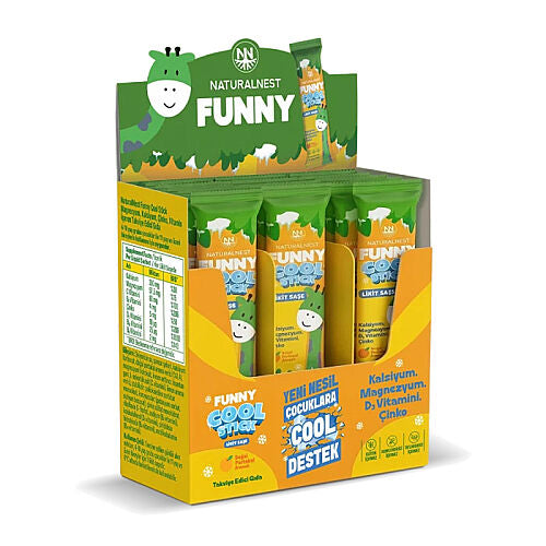 Naturalnest Funny Cool Stick Takviye Edici Gıda 15 Saşe