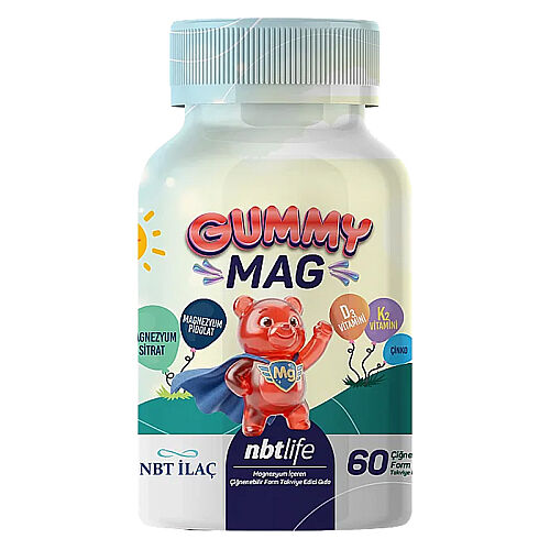 Nbt Life Gummy Mag Takviye Edici Gıda 60 Çiğnenebilir Jel Form