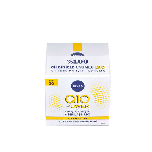 Nivea Q10 Power Kırışıklık Karşıtı ve Sıkılaştırıcı SPF30 Gündüz Kremi 50 ml