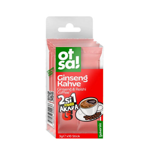 Otsa 2si 1 Arada Ginseng ve Reishi Kahve Stick 3 g x 10 Adet
