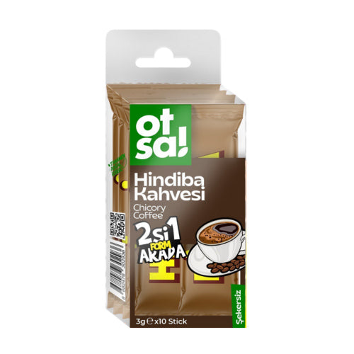Otsa 2si 1 Arada Hindiba L-Karnitin Kahve Stick 3 g x 10 Adet