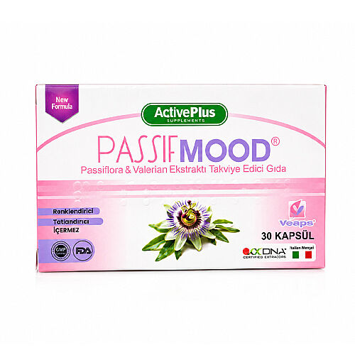 Passif Mood Passiflora ve Kediotu Ekstraktı Takviye Edici Gıda 30 Kapsül