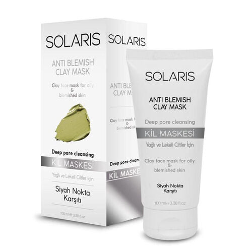 Solaris Kil Maskesi Yağlı Ve Lekeli Ciltler İçin 100 ml