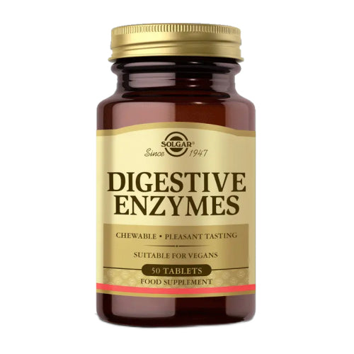 Solgar Digestive Enzymes Takviye Edici Gıda 50 Tablet