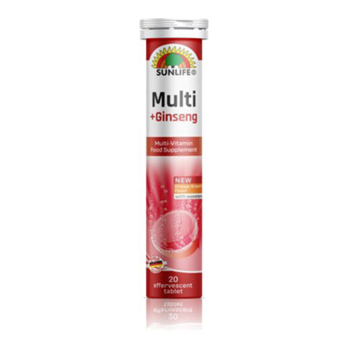 Sunlife Multi Ginseng Takviye Edici Gıda 20 Efervesan Tablet